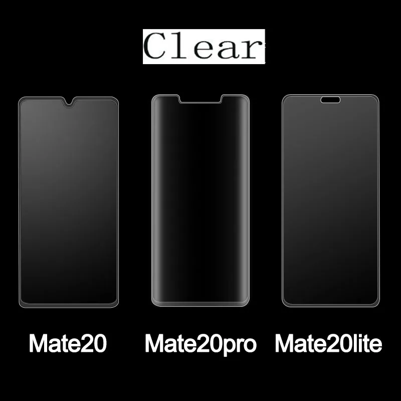 Изогнутое закаленное стекло с полным покрытием для Huawei Mate 20 Pro защита экрана