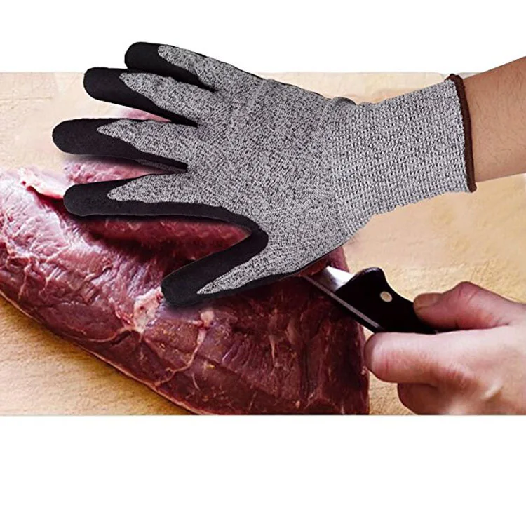 HPPE Anti-cutting Gloves Level 5 Food Kitchen Slaughterhouse Gel Anti-puncture Anti-cutting Outdoor Gloves