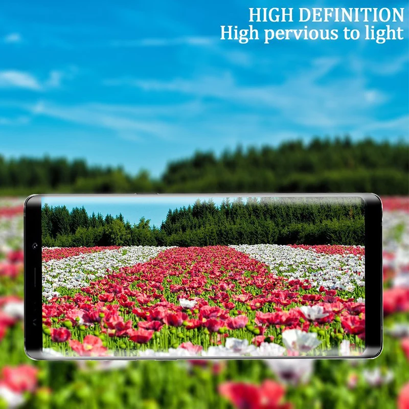 6D изогнутое полное покрытие закаленное стекло для Samsung Galaxy Note 9 Note9 Защитная