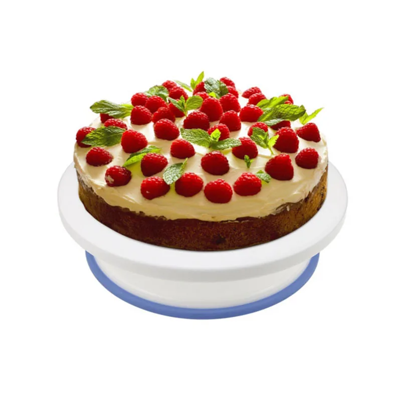 6PCs/Set Cake Turntable Rotating Plastic Dough Knife Decorating Cakes Stand Rotary Table Baking DIY Tool | Дом и сад