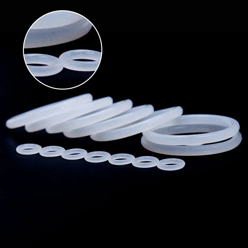 10PCS/lot Silicon Ring Silicone/VMQ O ring 2.65mm Thickness ID7.1/7.5/8/8.5/9/9.5/10/10.6/11.2mm Rubber Seal Gasket |