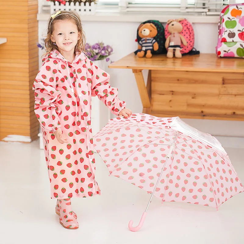 Розовый Детский дождевик; милый детский дождевик; Капа De Chuva Infantil; водонепроницаемый японский детский дождевик; пончо; дождевик Толстовка для собак; непроницаемый - Цвет: Розовый