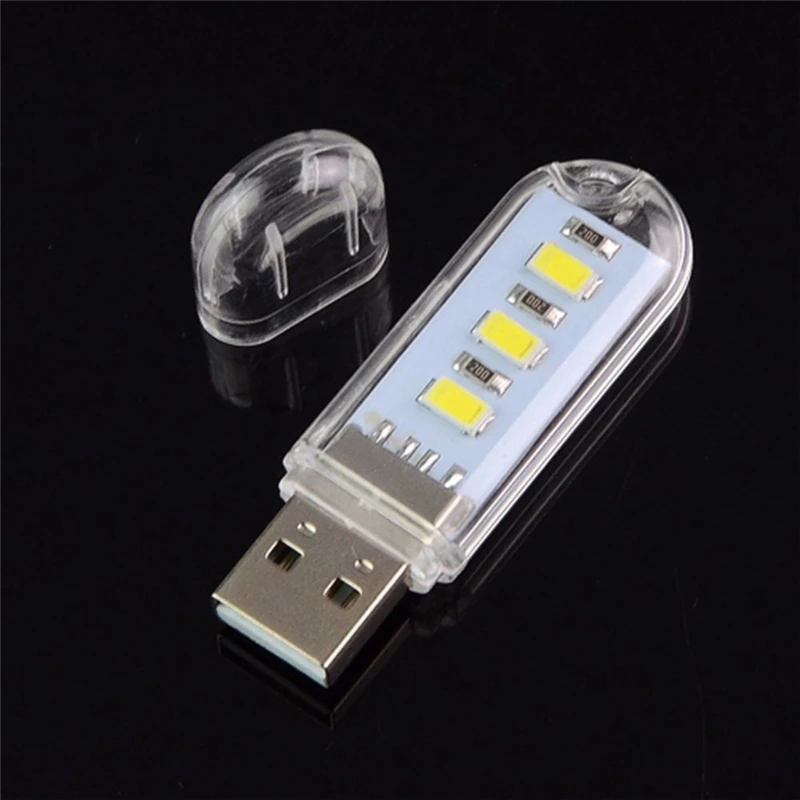 

Мини USB-ночник для чтения, портативный светодиодный фонарик, настольная лампа, белый, теплый белый свет, светильник для спальни, прикроватны...