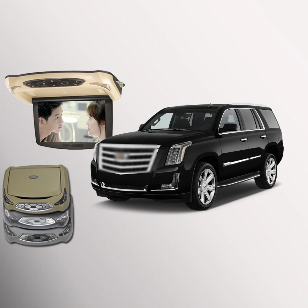 Автомобильный светодиодный цифровой экран BigBigRoad для Cadillac Escalade поддержка HDMI USB FM