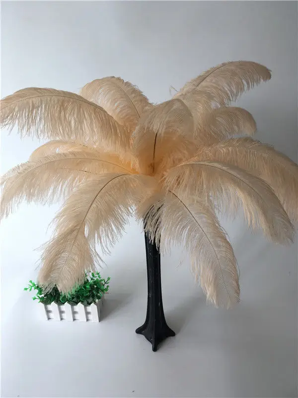 free shipping!50 PCS/lot beautiful Red ostrich feather 40-45 cm / 16 to 18 inches Wedding feather body Ostrich plumage