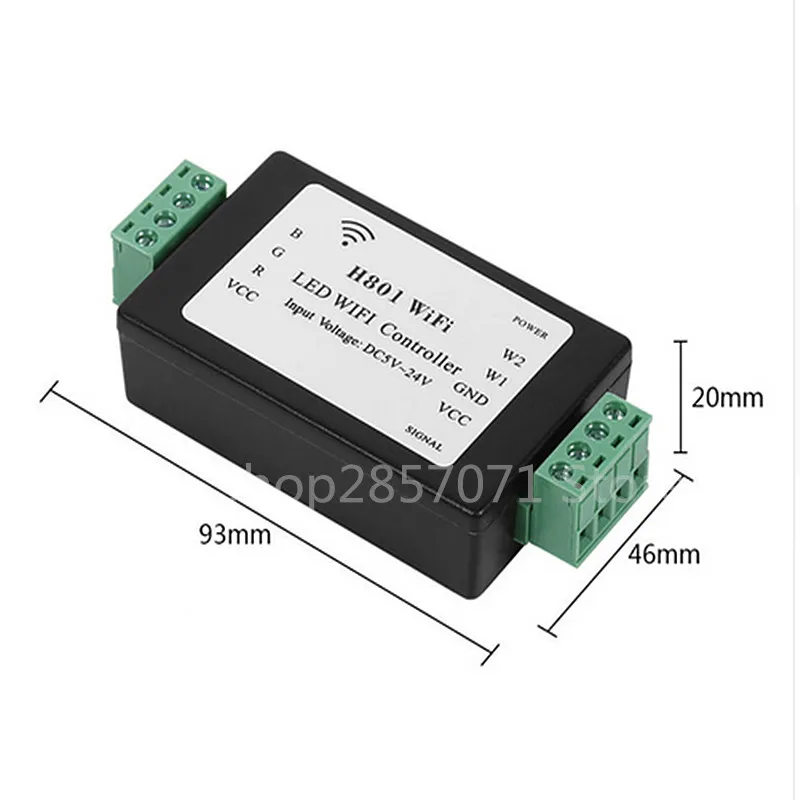 10 шт. светодиодные полосы света лампы H801 WiFi контроллер Android телефон WLAN управления