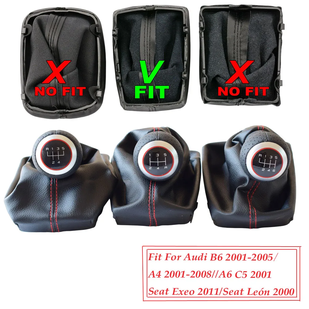 Для Audi A4(2001-2008) B6(2001-2005) A6 C5(2001) для Seat Exeo(2011) Leon(2000) трость передач gaiter Замена переключения передач крышка багажника