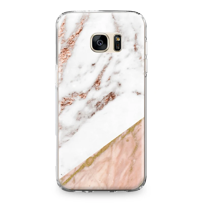 Для Samsung Galaxy J3 J5 J7 A3 A5 A8 2015 2016 2017 2018 силиконовый чехол Геометрическая линия мрамор