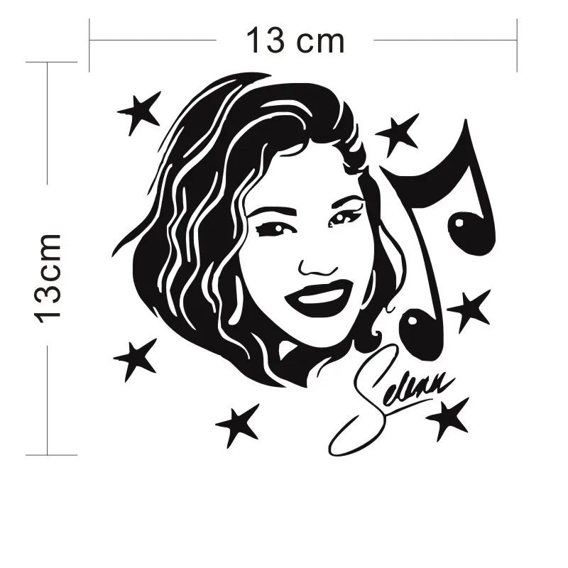 Cunymagos Selena Quintanilla Singer актриса музыка модная наклейка на автомобиль Стайлинг авто