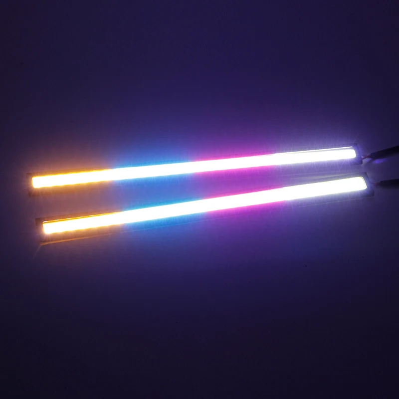 KEEN дешевая цена алюминий 6 Вт 12 В 17 см супер яркий цветной COB led drl светильник 4 цвета