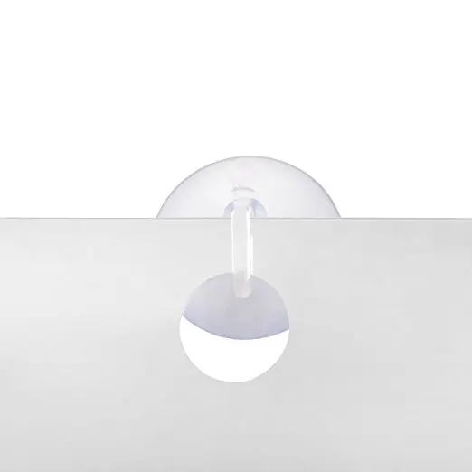 Зеркало для душа QSHAVE IT Fogless большой размер с присоской и клейким крючком идеально