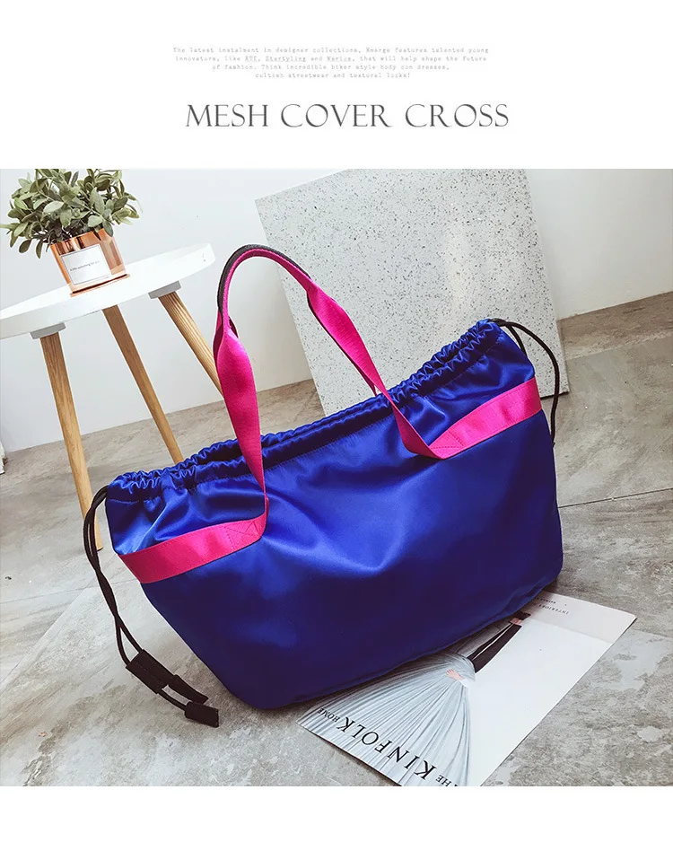 Письмо модный бренд Оксфорд Gym Bag для фитнес для женщин спортивная сумка чехол для мусора путешествия вещевой мешок женский