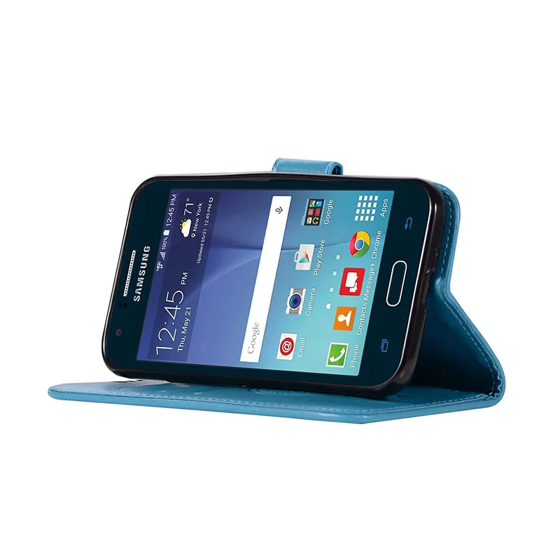 Чехол для Samsung J1 2016 кошелек флип чехол из искусственной кожи чехлы Galaxy телефона с