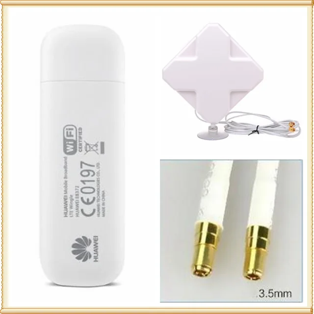 LTE 4G 35GBI external antenna double ts9 connector with E8372h-608 mobile wifi modem | Мобильные телефоны и аксессуары