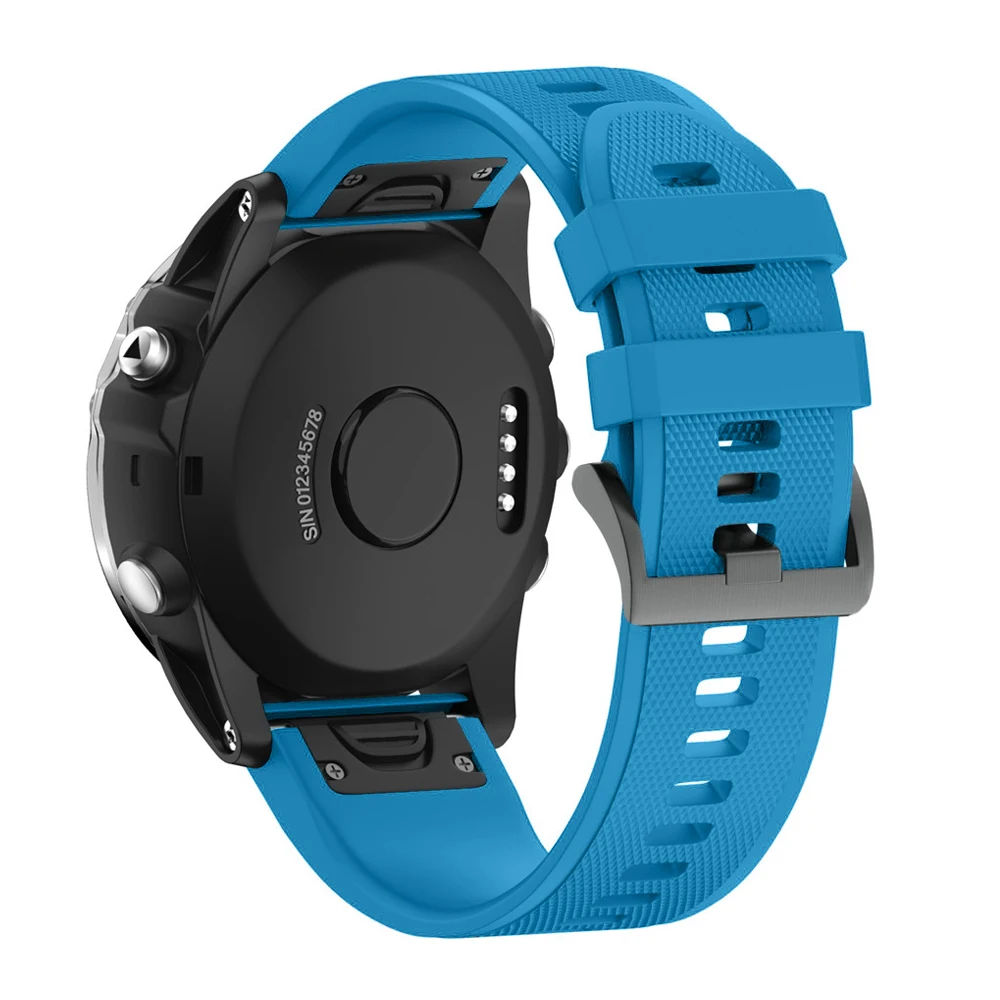 26, 22, 20 мм, ремешок для смарт-часов наручных gps-часов Garmin Fenix 5x, 5, 5S 3 3HR D2 S60 gps часы, быстросъемный силиконовый легко регулируемый ремешок для наручных часов