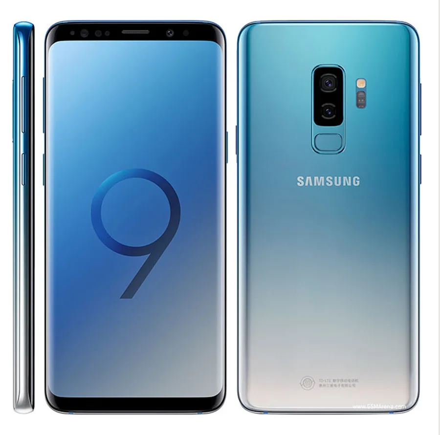 Мобильный телефон samsung Galaxy S9 Plus S9+ Duos G965FD с двумя sim-картами, Восьмиядерный, 6,2 дюймов, двойной, 12 МП, 6 ГБ ram, 64 ГБ rom, Exynos, NFC