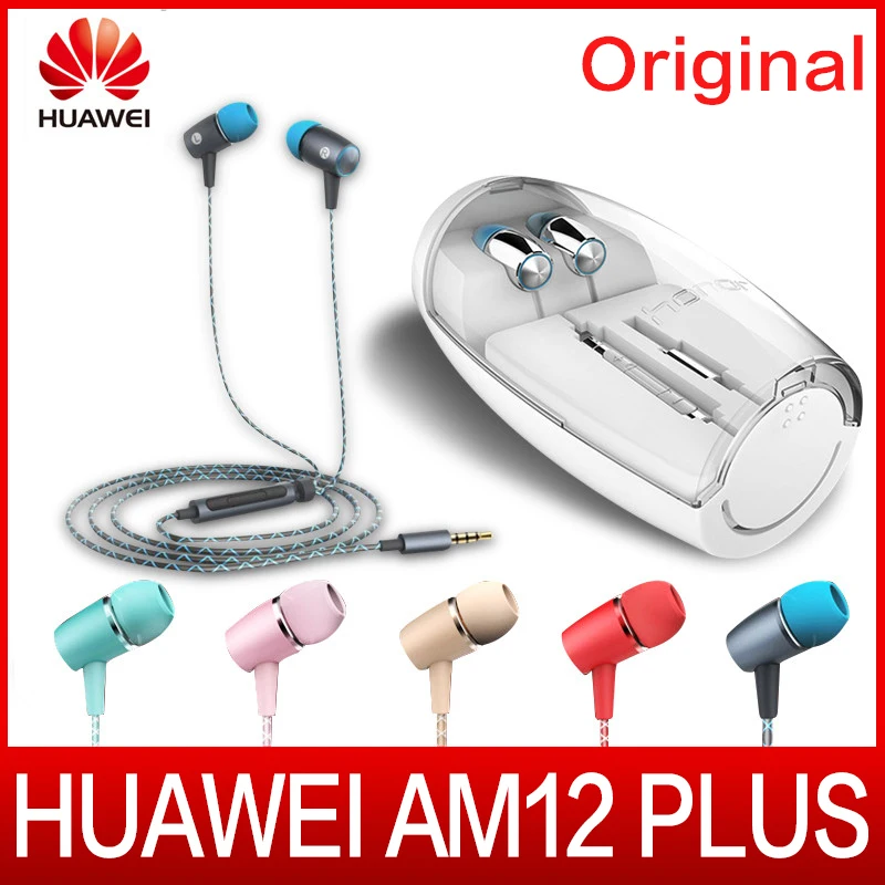 Оригинальные наушники Honor Engine huawei AM12 Plus с микрофоном, три ключа, разъем для гарнитуры 3,5 мм для телефонов huawei