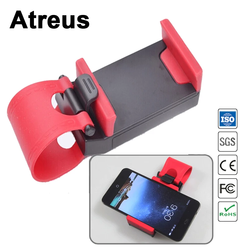 Atreus Универсальный Автомобильный зажим рулевого колеса телефон GPS Ipad держатель
