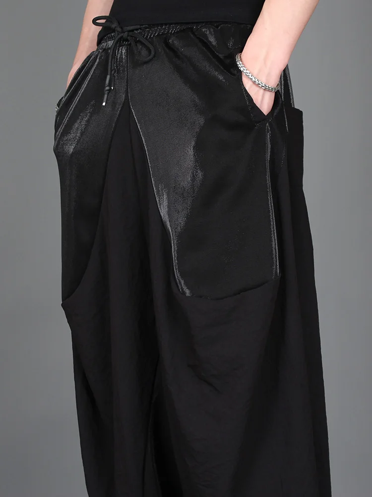 M-2XL! Новые летние мужские темные свободные брюки Harlan сшитые карманы в стиле