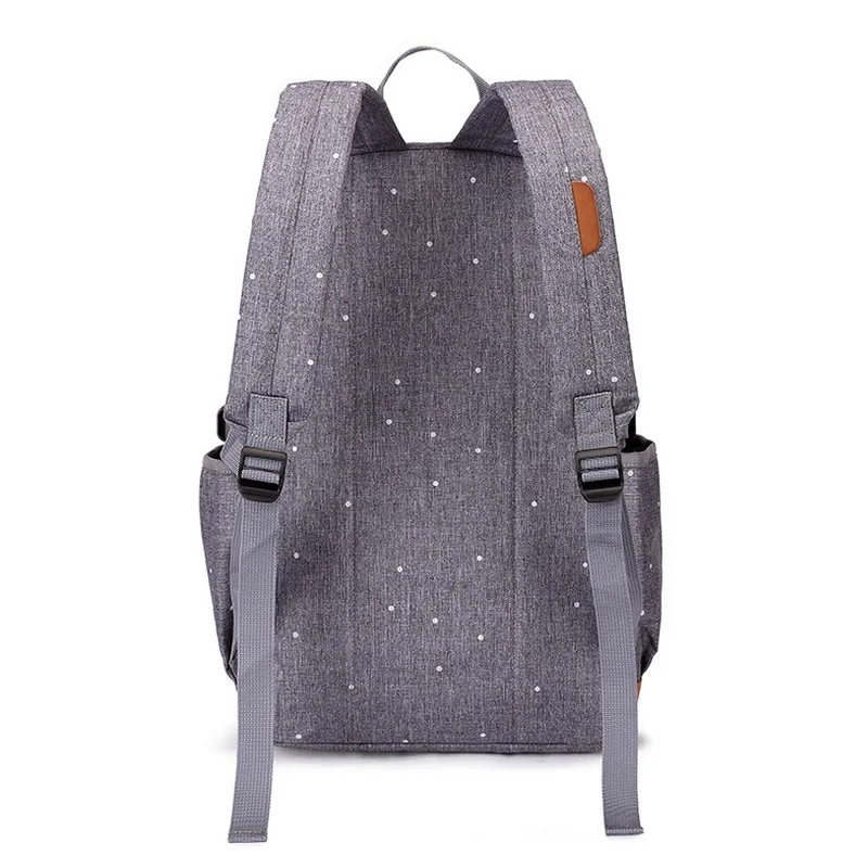 Корейский Оксфордский рюкзак в горошек с принтом для студентов школьные сумки
