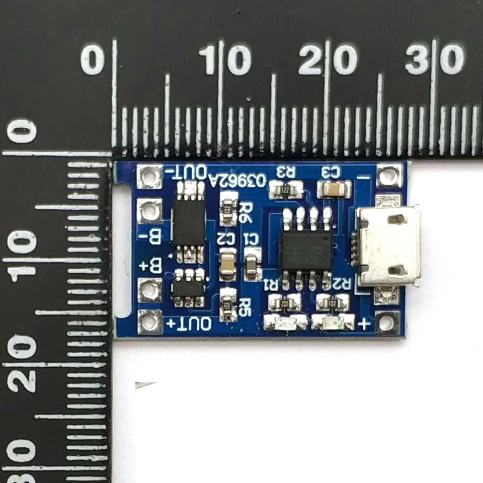 Micro USB 5V 1A 18650 TP4056 модуль зарядного устройства литиевой батареи зарядная плата с