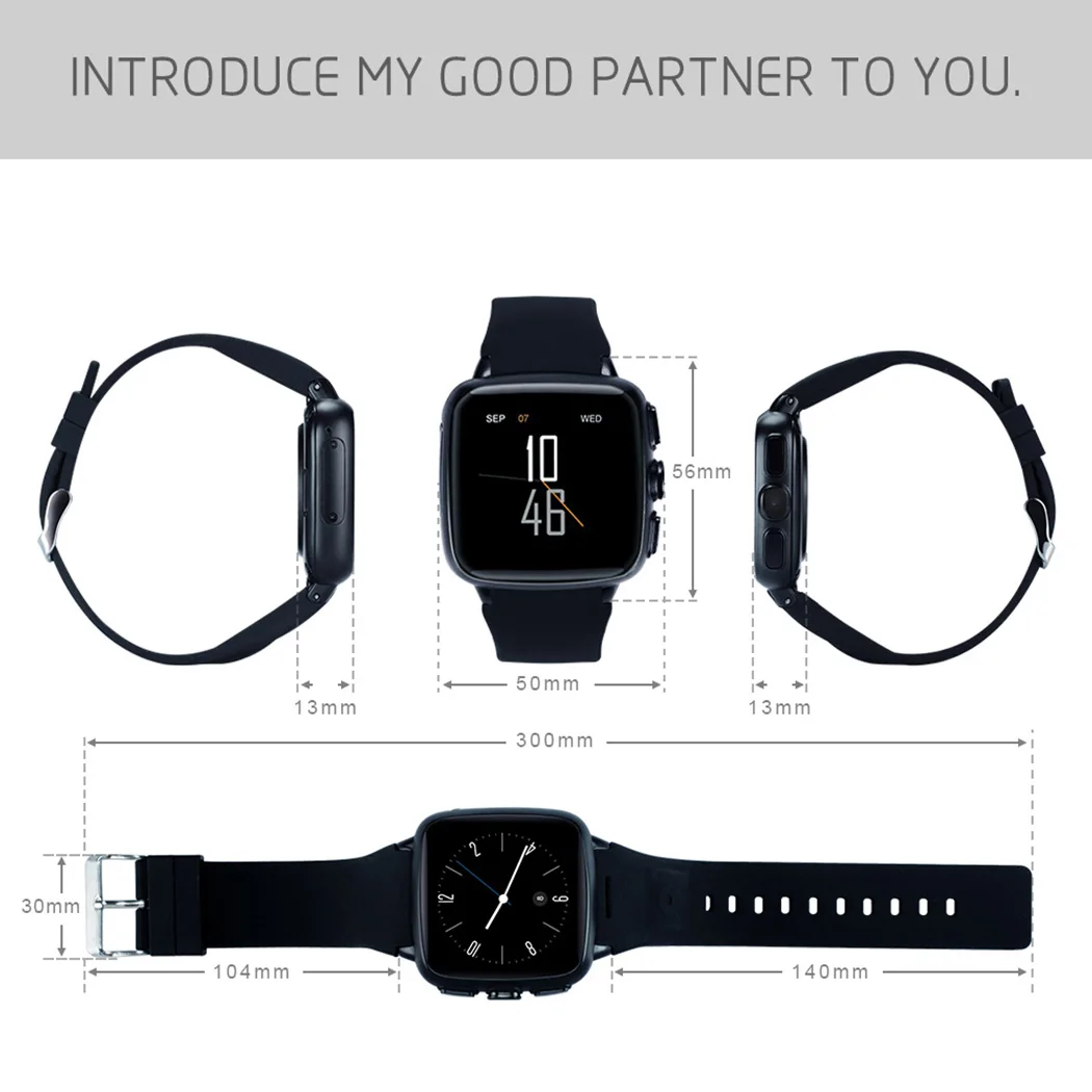 Z01 Android Smart Watch 4.4 Metel Support 3G Google Store WiFi GPS Positioning 4G Version 5MP Camera Heart Rate Tracker | Электроника