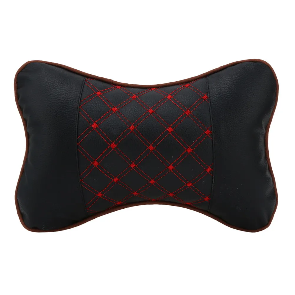 2pcs Leather Pp Cotton Car Headrest Neck Cushion Pillow For Benz A Amg B E C S Glass Cla Gla Cls Gle Glc C63s A45 | Автомобили и