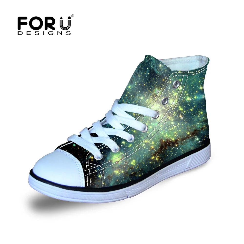 Детская спортивная обувь с высоким берцем и галактикой кроссовки из