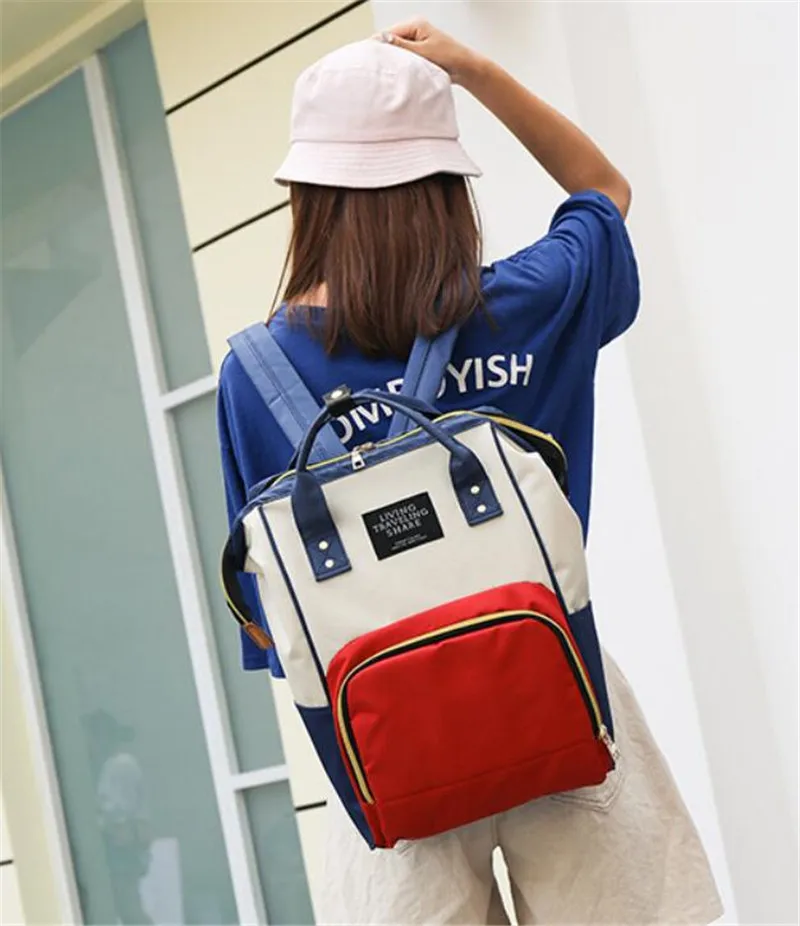 Fashion Mummy Maternity Nappy Bag Brand Large Capacity Baby Travel Backpack Designer Nursing Bag For Baby Care Diaper Bag