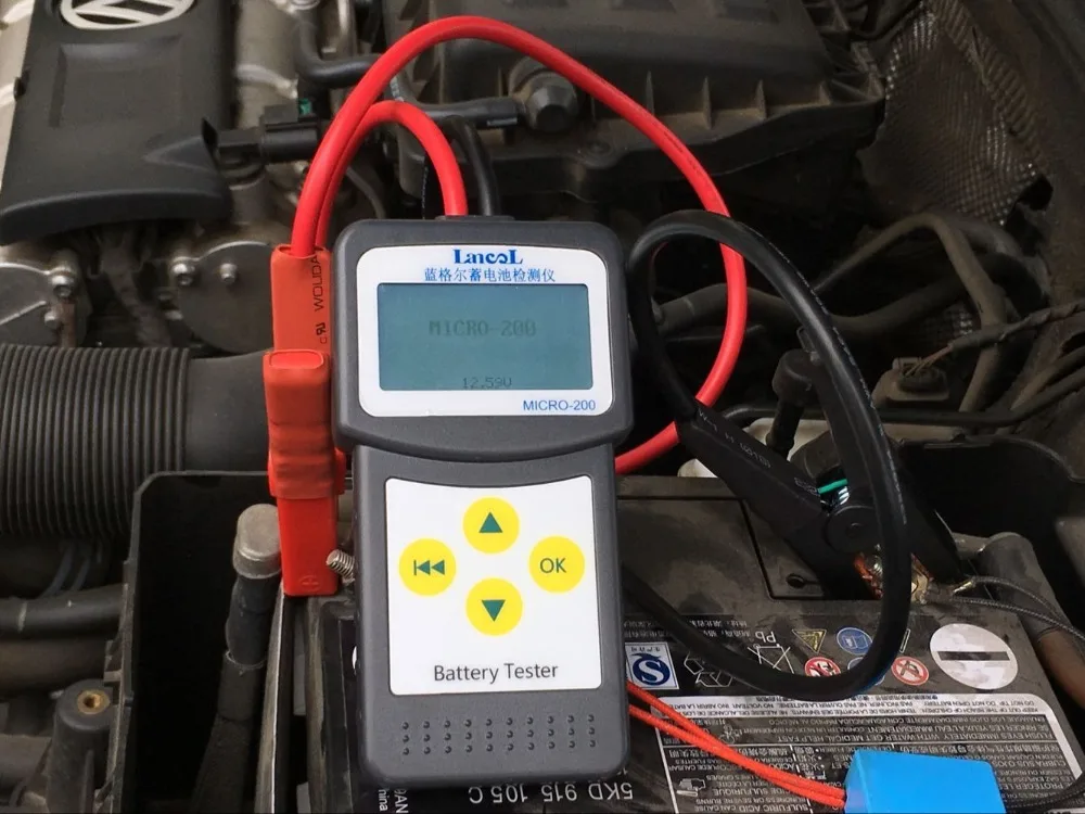 Оригинальный автоматический тестер батареи LANCOL 12V Автомобильный анализатор