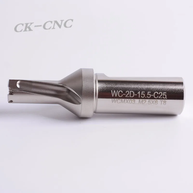 

hight quality WC-2D-15.5 C25 U drill indexable drill CNC TOOL 15.5mm-2D Machining length=31mm for WCMX03 insert