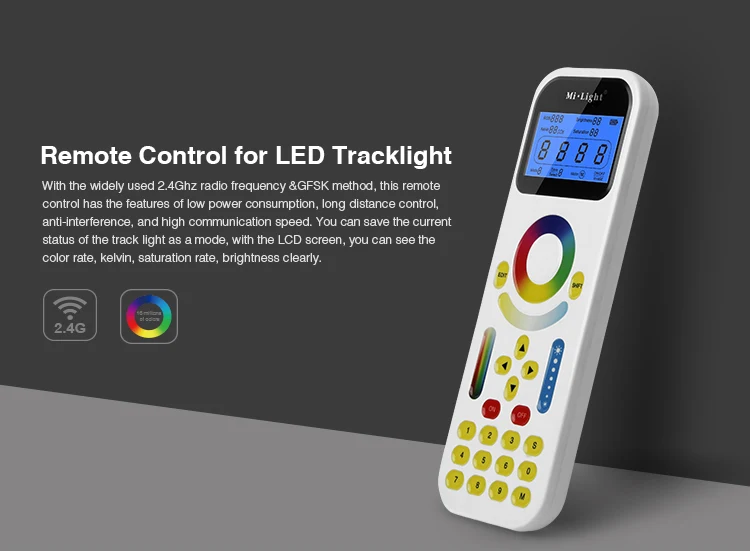 Пульт дистанционного управления Milight 2 4 ГГц зоны RGB/RGBW CCT регулировка яркости RGB +