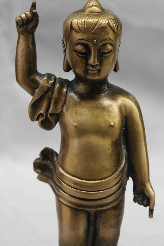 USPS в США S0788 Китай Бронза Медь Буддизм Храм Буддийский Лотос Мальчик Будда