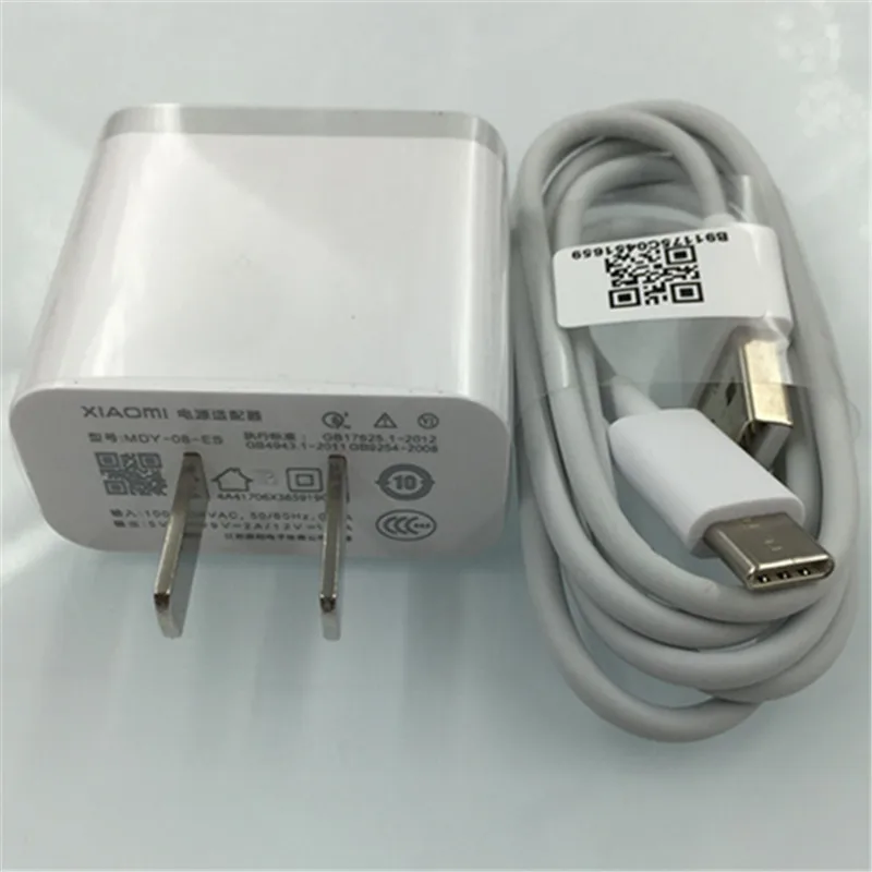 US Plug and Cable 12v 1.5A крепление для спортивной камеры XIAO mi 8 для быстрой зарядки с usb-портом, Зарядное устройство QC3.0 адаптер быстрой зарядки Тип C кабель для mi 9T Pro CC9e CC9 A2 F1 Red mi 8 8A Note 8 7 Pro - Тип штекера: US Plug and Cable