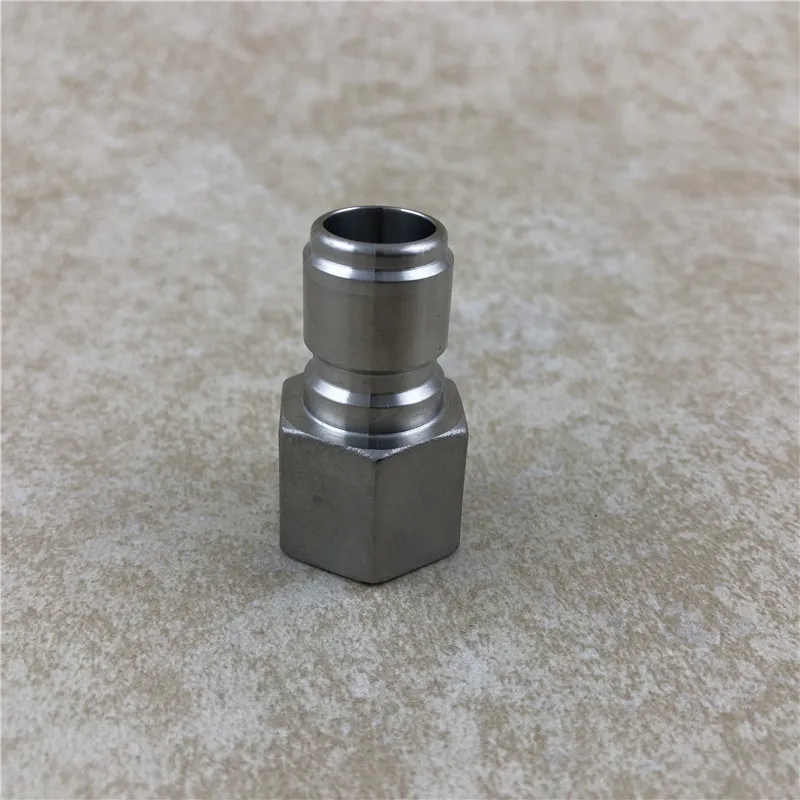 Male thread Набор быстроразъемных шлангов из нержавеющей стали 1/" Female NPT, Female 1/2", фитинги для пивоварения - Цвет: Male thread