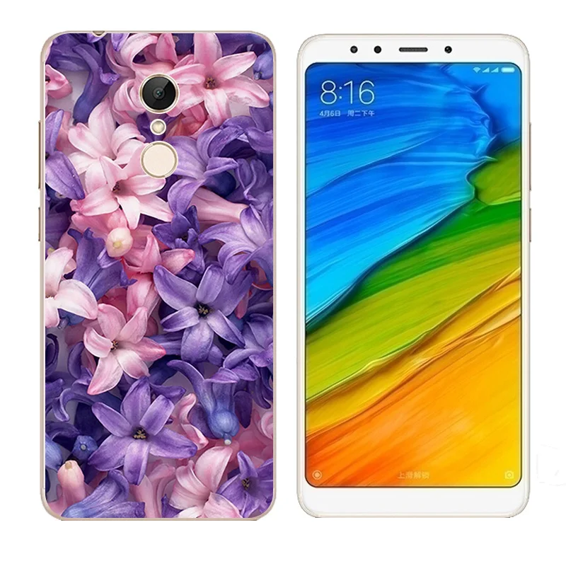 5 7-дюймовый чехол для Xiaomi Redmi с принтом &quotволны&quot мягкий из ТПУ прозрачный