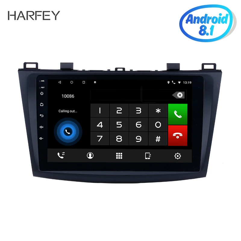 

Автомобильная Мультимедийная система Harfey, 9 дюймов, Android 8,1, с GPS, Bluetooth, Wi-Fi, USB, 1080P, 2009, 2010, 2011, 2012