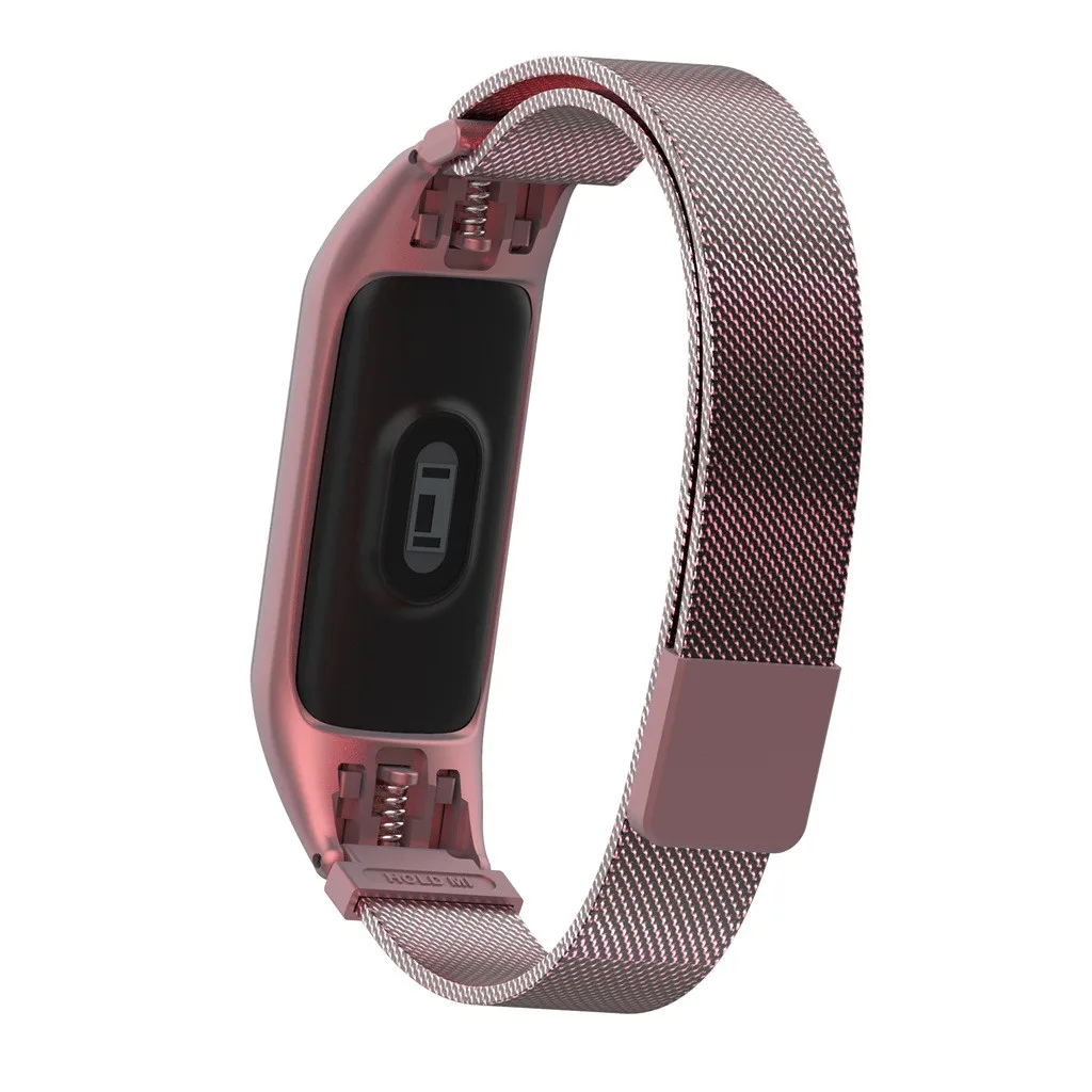 Ремешок mi lanese браслет с магнитной петлей для Xiaomi mi Band 3 Смарт-часы сменные мужские Т-образные спортивные роскошные мужские и женские 19Jun21