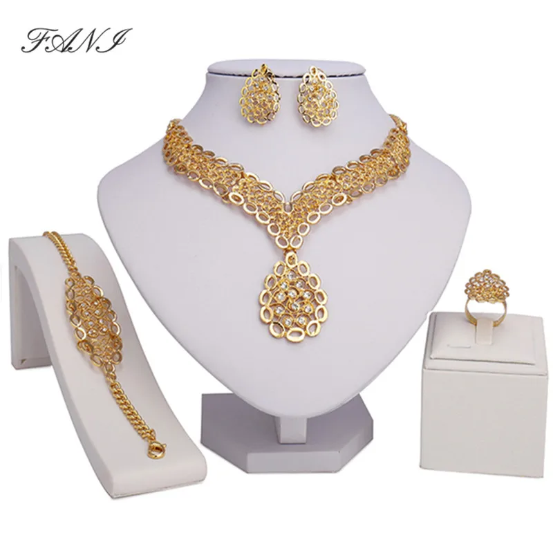 Fani Fashion 2018 африканские Бусины Ювелирные наборы для женщин заказчик нигерийская