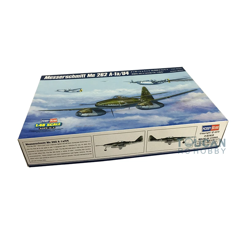 Трубач 80372 1/48 немецкий мессершмитт ME262 A-1a/U4 модель самолета