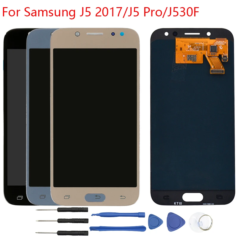 ЖК дисплей J5 2017 первоначально для samsung Galaxy Pro Amoled J530F Новый Дисплей Сенсорный экран