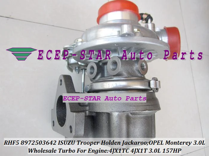 Турбокомпрессор RHF5 8971371093 8971371094 8971371095 8971371097 для ISUZU Trooper Jackaroo Monterey 4JX1 4JX1TC 4JX1T 3.0L |