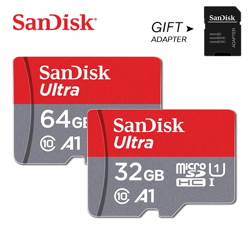 sandisk микро SD карты Class10 TF карта, 16 ГБ, 32 ГБ, 64 ГБ, 128 ГБ 98 МБ/с. слот для карт памяти 200 ГБ для смартфона/ПК