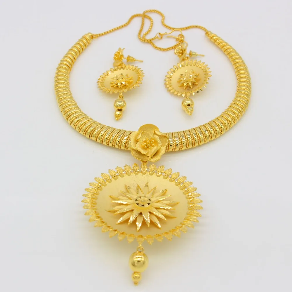 Новое ожерелье/серьги/кулон свадебные ювелирные наборы для женщин и девушек