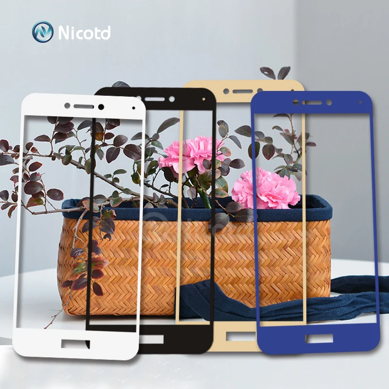 Nicotd 9H полное покрытие из закаленного стекла для huawei P10 P9 Plus P8 Lite mate 8 9 Nova Plus honor 8 Pro 6x Защитная пленка для экрана