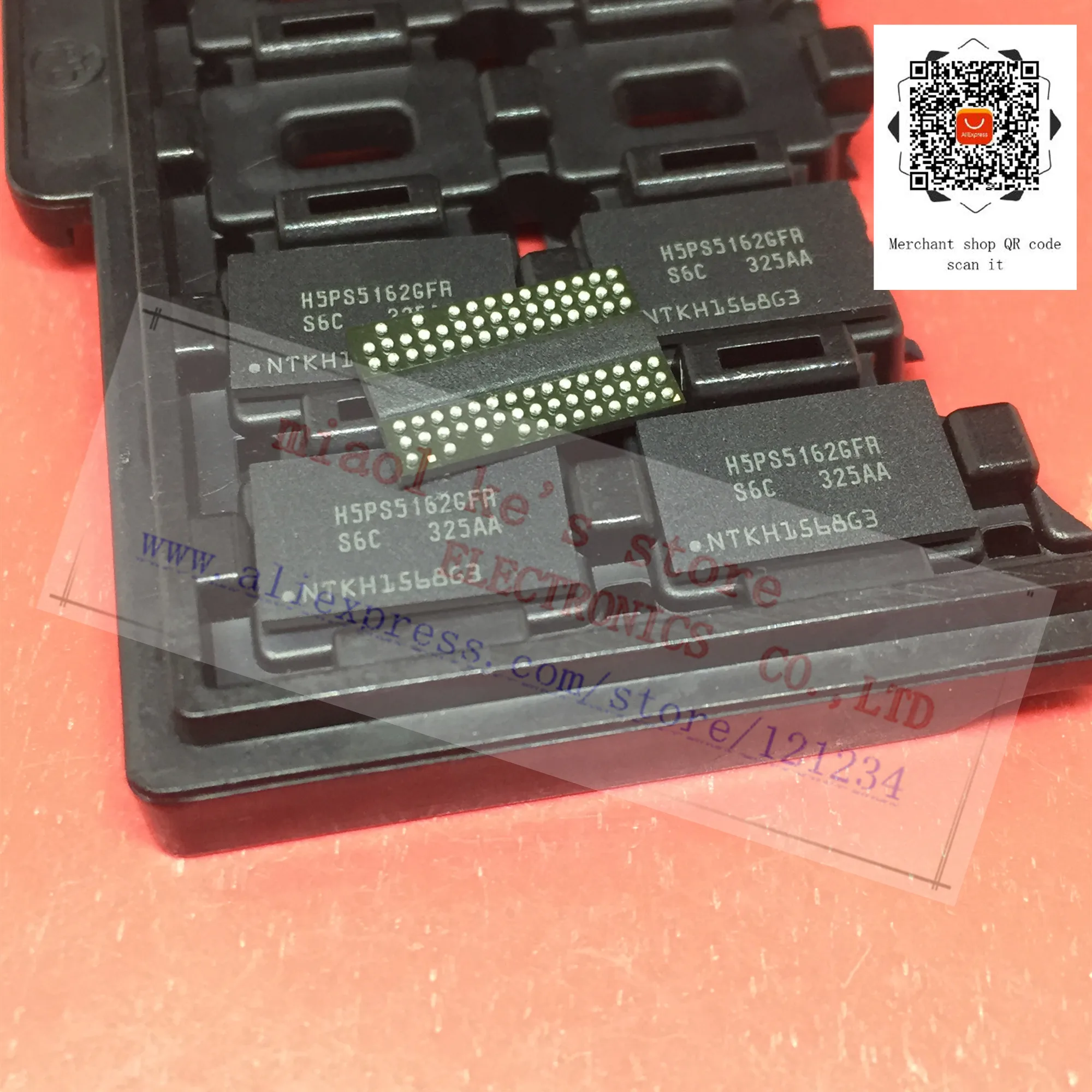 [1 шт. ~ 10 шт.] 100% Новый оригинал Чип памяти DDR2 H5PS5162GFR-Flash память 512 Мб частицы FBGA84 |