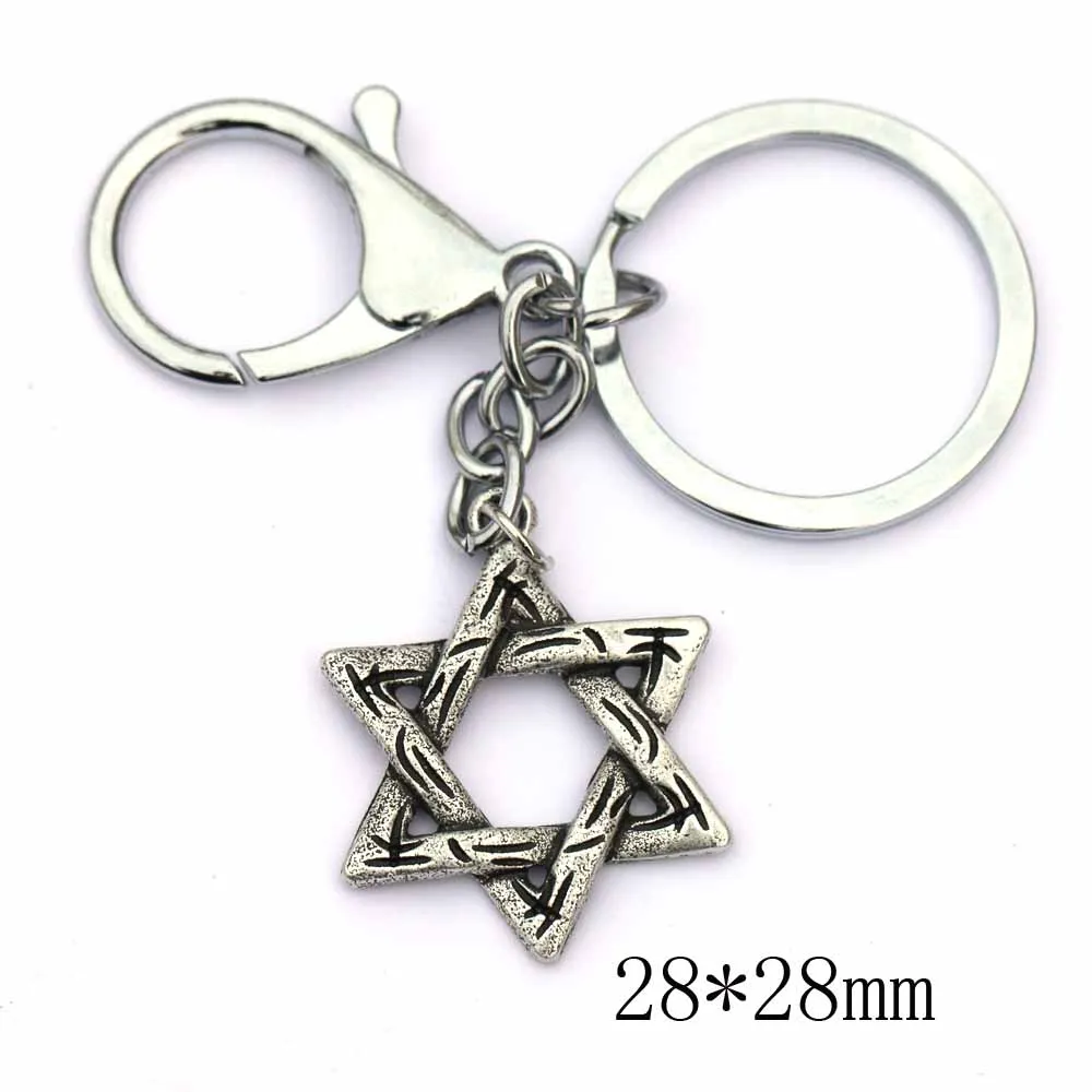 Израиль брелок звезда Давида, кулон иврит Hanukkah ювелирные изделия Messianic религиозный chaviro подарок