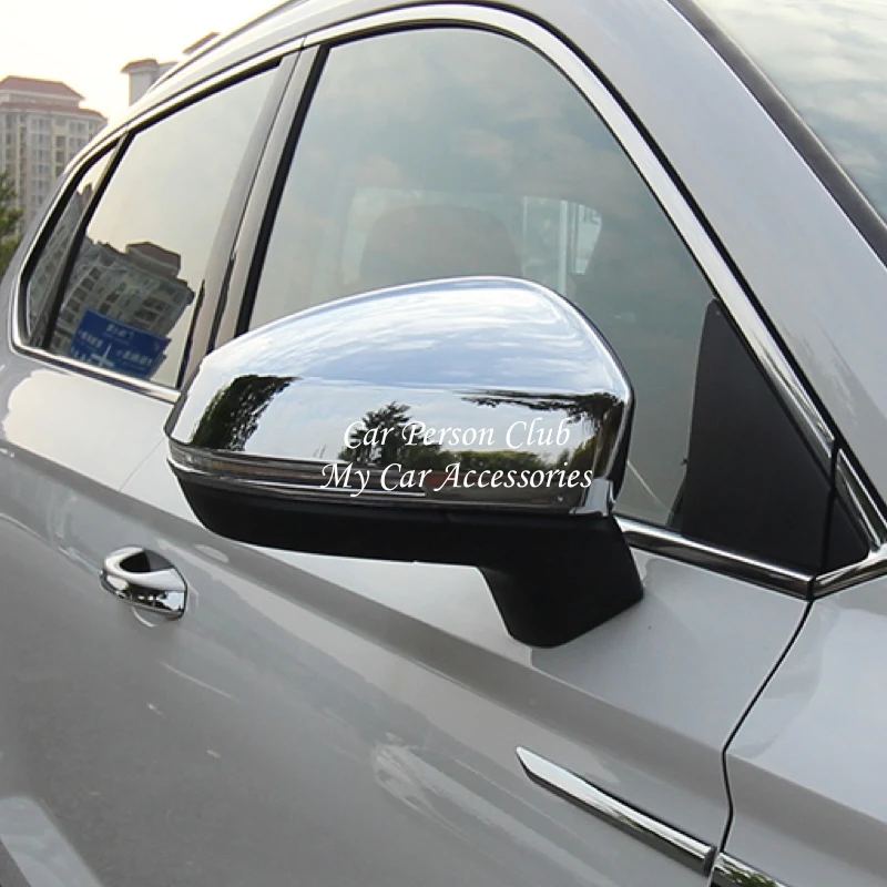 Для VW T Cross 2019 внешняя крышка зеркала заднего вида планки защитное украшение ABS