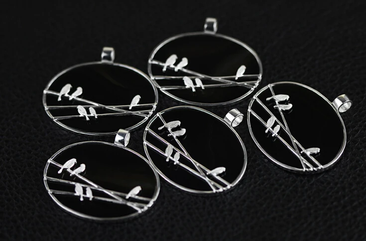 Ювелирные изделия из стерлингового серебра 925 пробы подвески в виде пейзажной