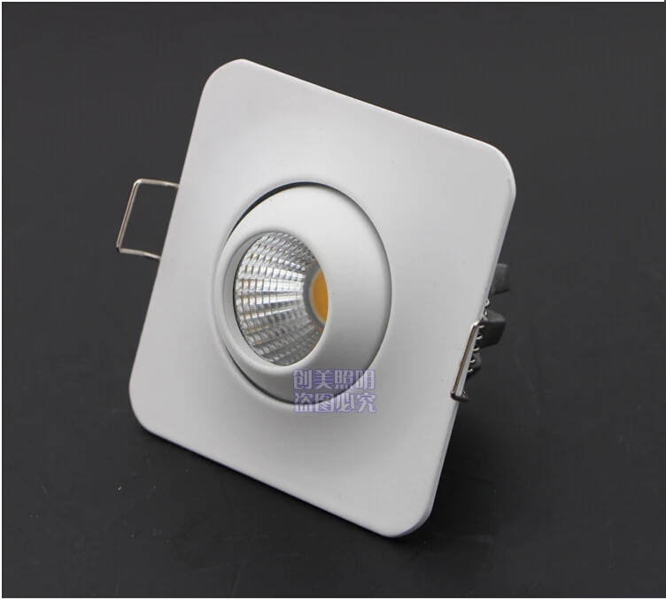 10 шт. светодиодный встраиваемый светильник с регулируемой яркостью cob 6 Вт